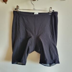 Vintage REI Bike Shorts Padded Drawstring Stretch Black L Large